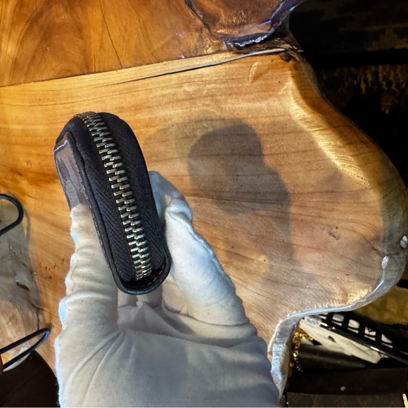 GUCCI GG Crystal Vinyl Coated Coin Purse Wallet Beige - Picture 5 of 10